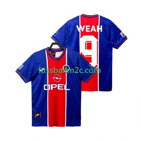 Fußballtrikots Paris Saint-Germain WEAH 9 1995 Retro Heim Trikotsatz 1996 Fußballtrikots Paris Saint-Germain WEAH 9 1995 Retro Heim Trikotsatz 1996